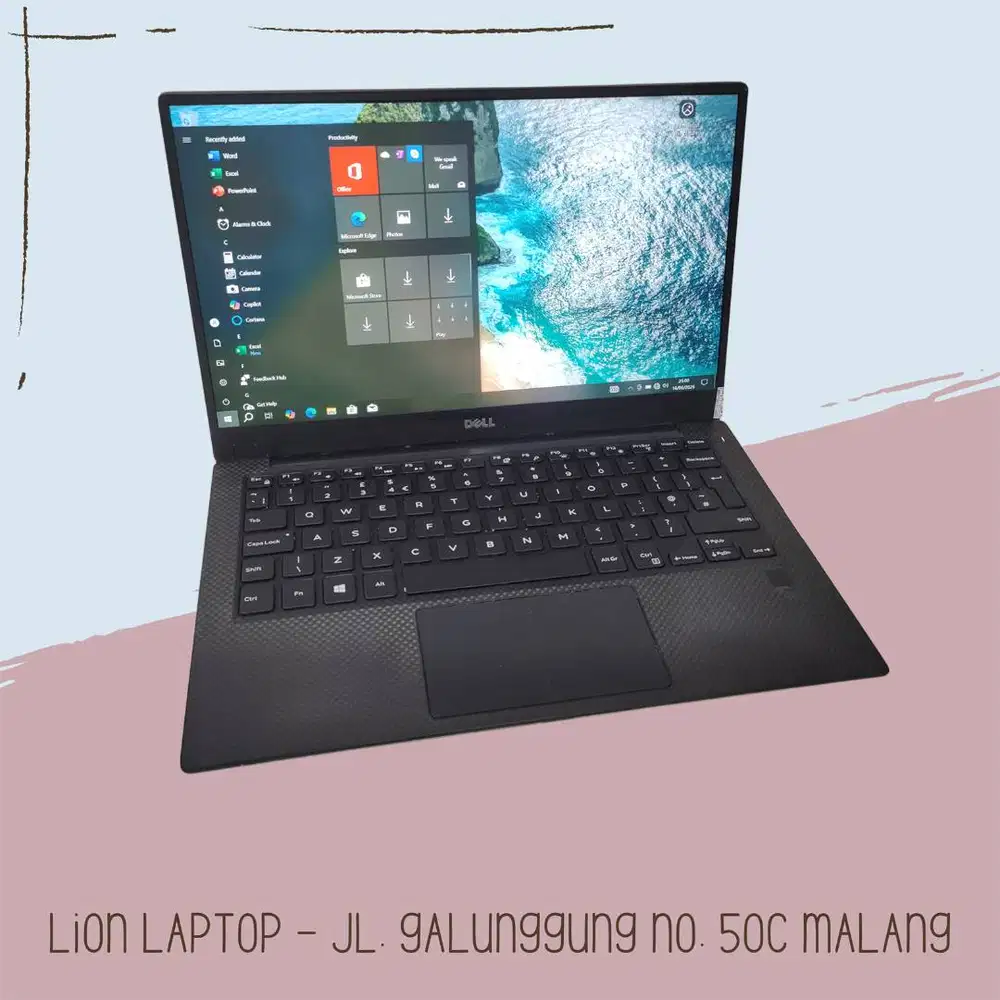 Slim & Ringan Core i7 RAM 8 SSD 256 DELL XPS 13 9360 [29|06]