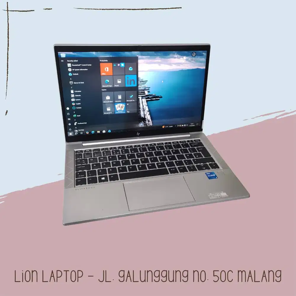 Alumunium Body Core i5 Gen 11 8/256 Slim HP Elitebook 830 G8 [29|06]