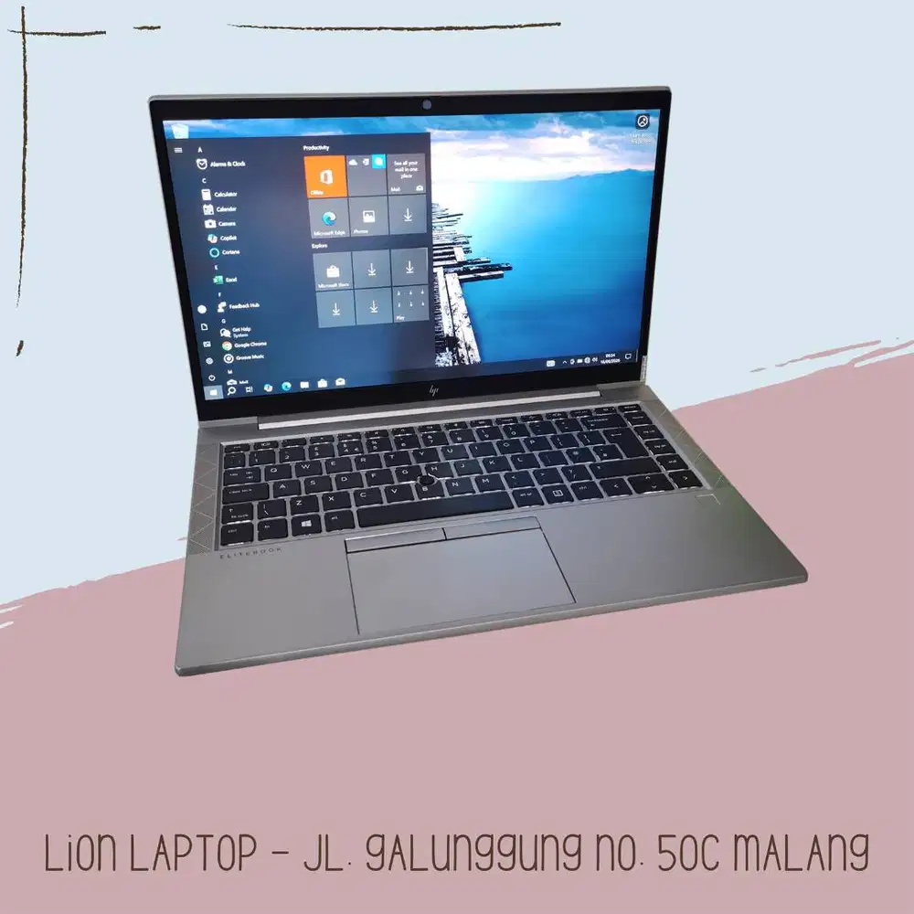 Alumunium Body Core i5 Gen 10 8/256 Slim HP Elitebook 830 G7 [29|06]