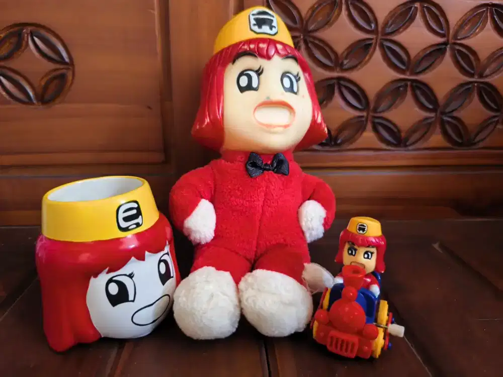 Merchandise mainan figure hokben hoka hoka  bento lawas 3 pcs