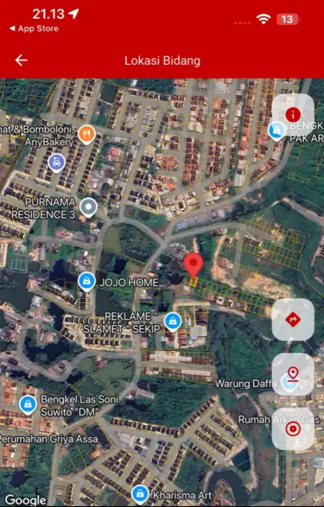 Dijual cepat Tanah Kapling