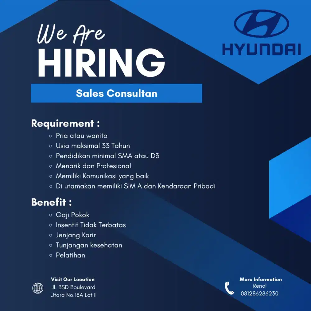 Sales Hyundai BSD