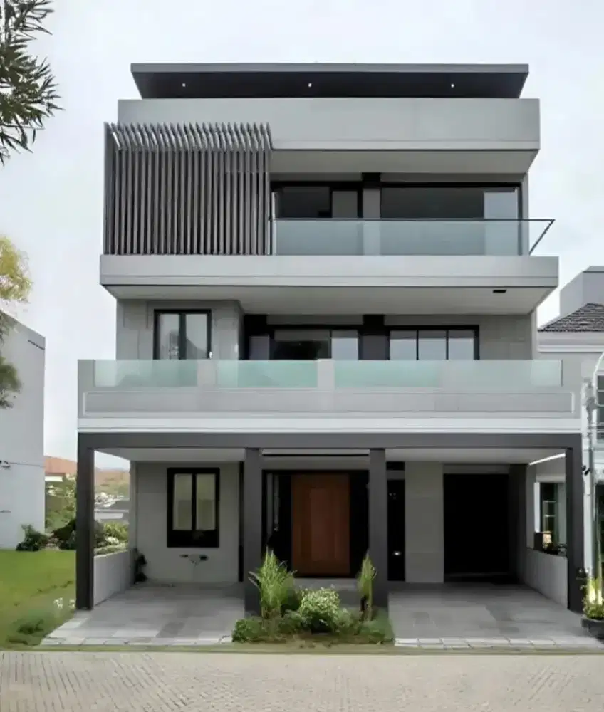 DIJUAL RUMAH MEWAH 3 LANTAI DI KEMANGGISAN, JAKARTA BARAT