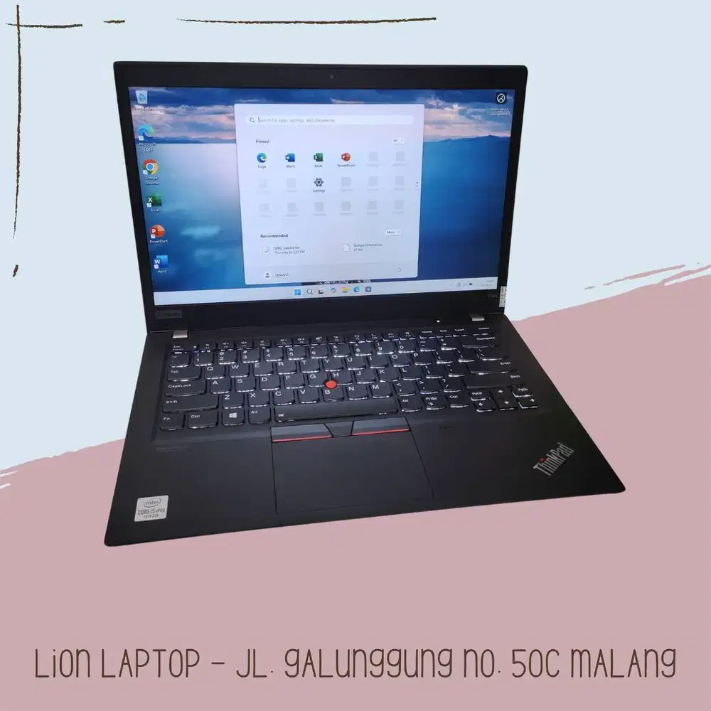 RAM 16GB Slim Core i5 Gen 10 SSD 256GB Lenovo Thinkpad T14s [29|06]