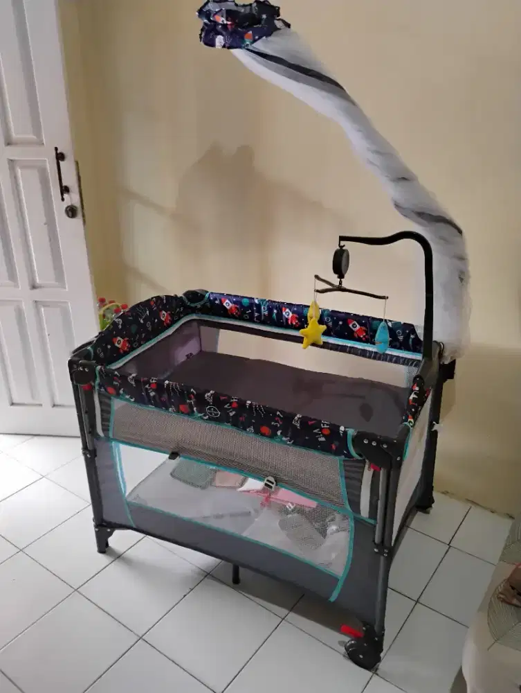 (Like New) Box Bayi 0-24 bulan Babybed Lipat 6in1