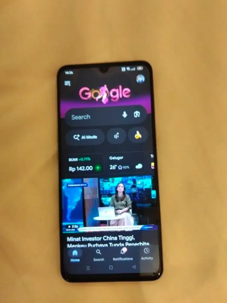 Hp Oppo Reno 3 bekas