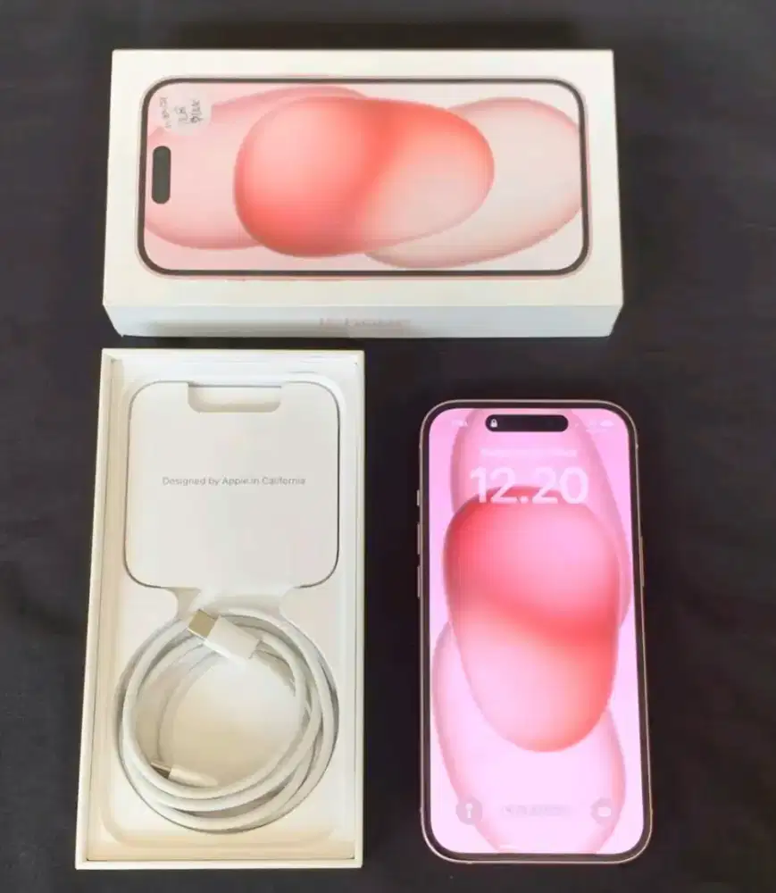 Iphone 15 new ibox 128gb cukup ktp