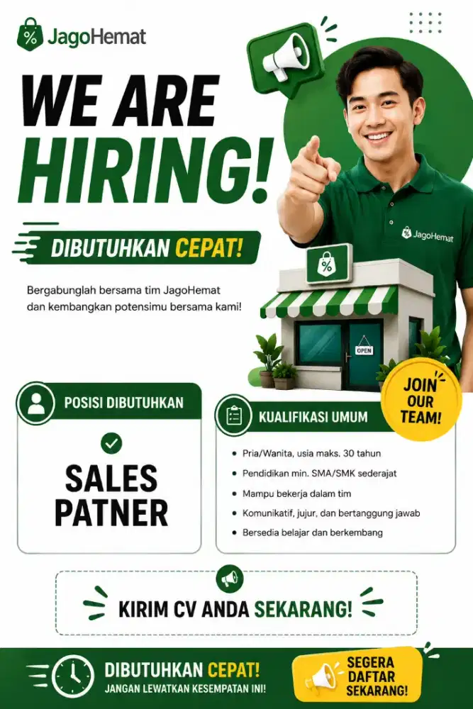 Kami mencari kandidat terbaik