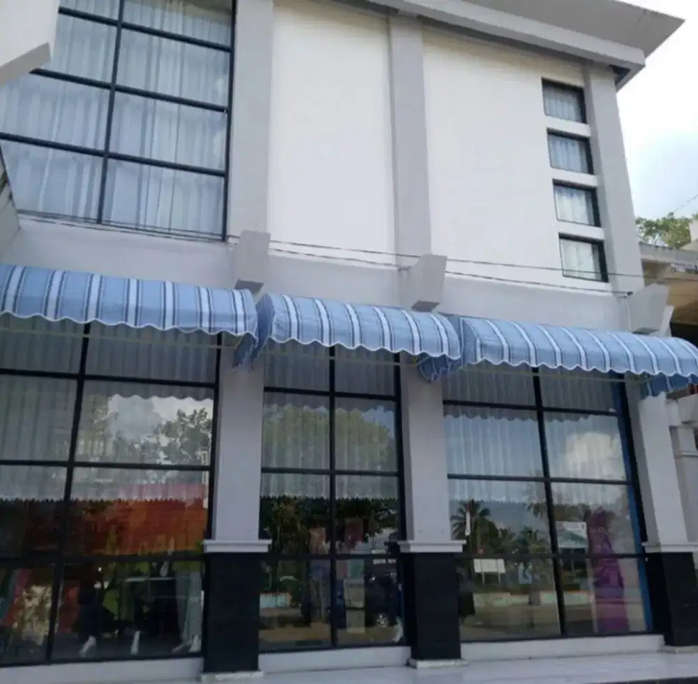 Kanopi kain awning waterproof jendela rumah