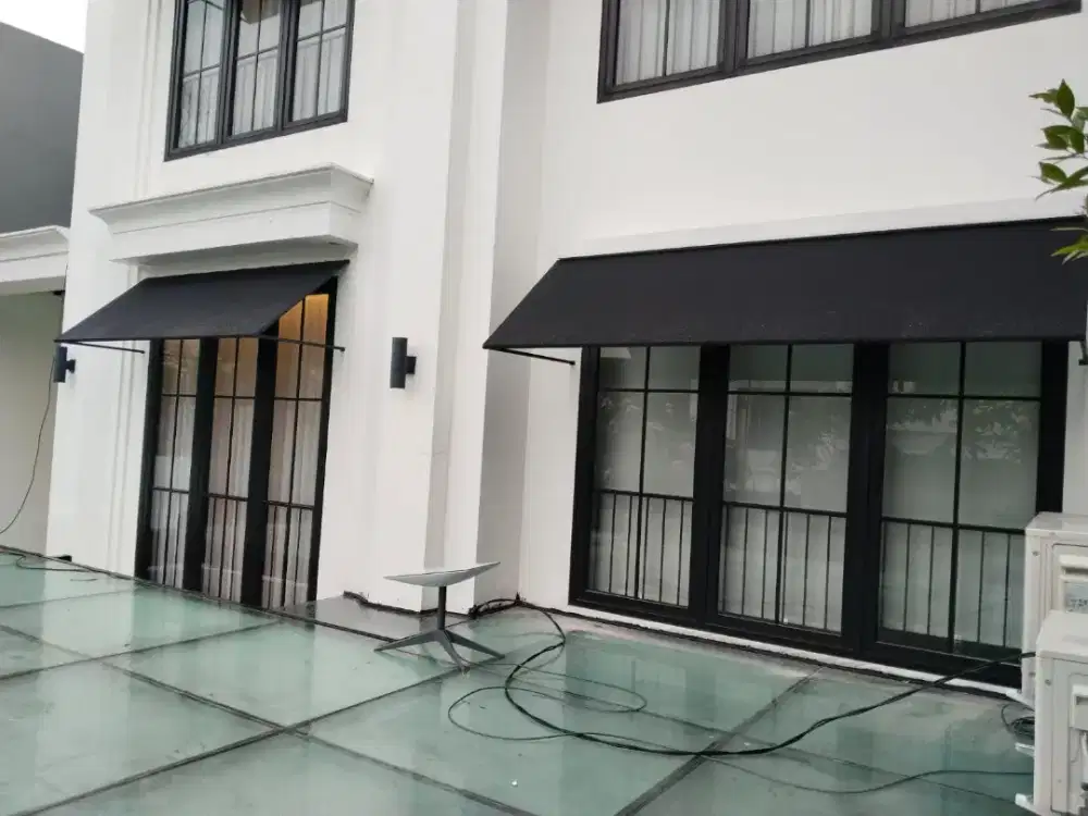 Kanopi kain awning waterproof minimalis