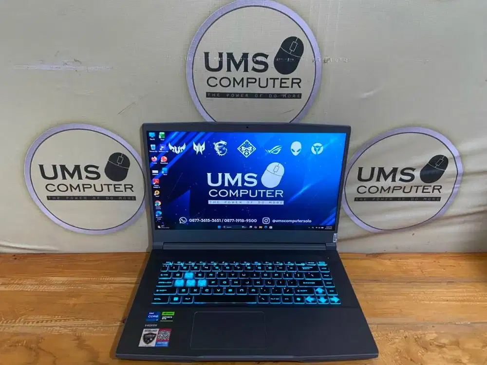 MSI THIN 15 B12UC CORE I7 12650H Ram 16GB SSD 512GB RTX 3050 FHD 144HZ