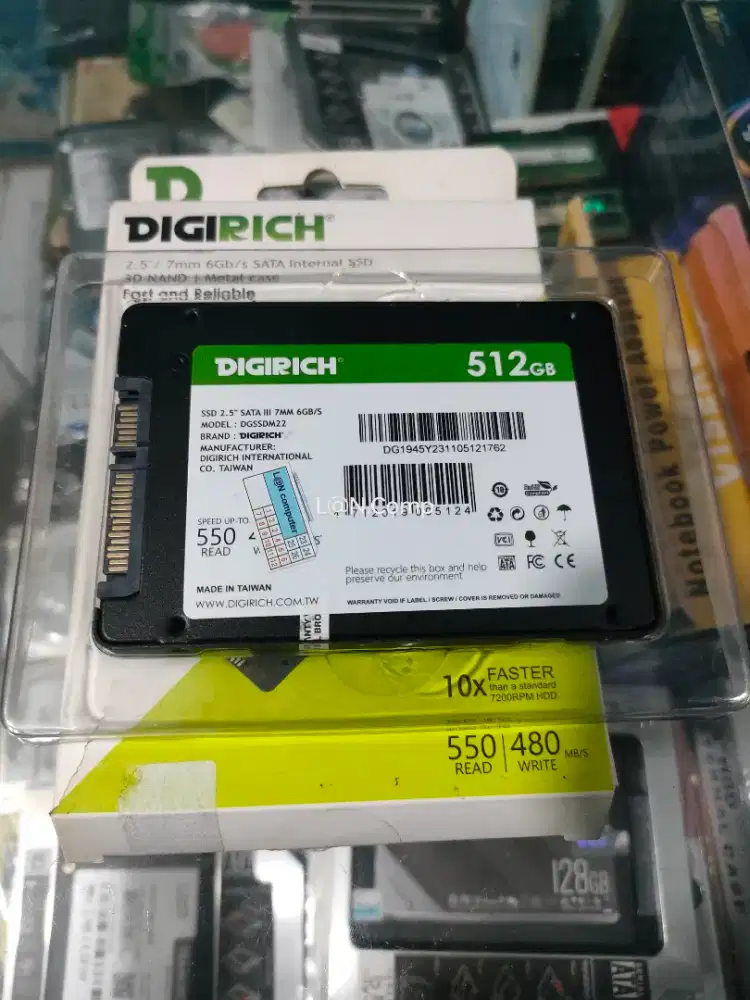 Ssd 512gb sata garansi bagus
