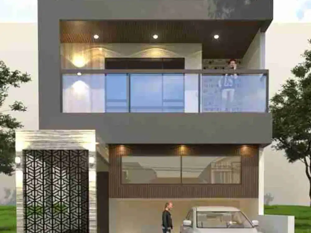 drumah baru design kontemporer di bintaro jaya sektor 9