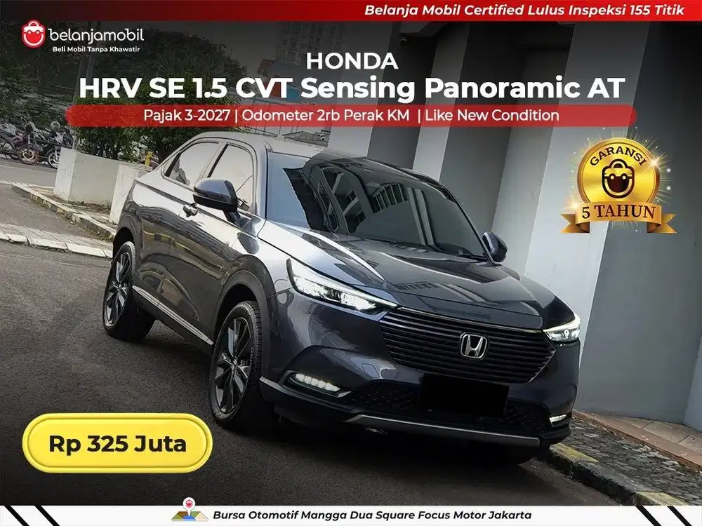 [ LOW KM 2RB ] Honda HRV HR-V HR V SE 1.5 Sensing Panoramic 2024/2025