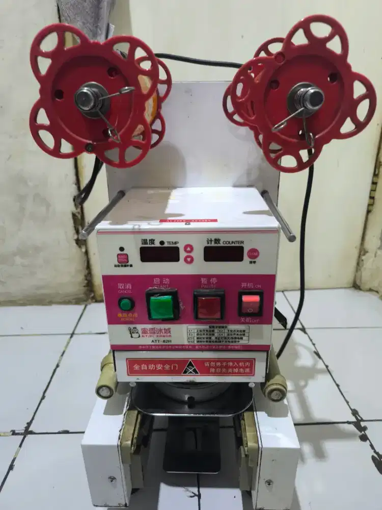 Mesin sealing mixue
