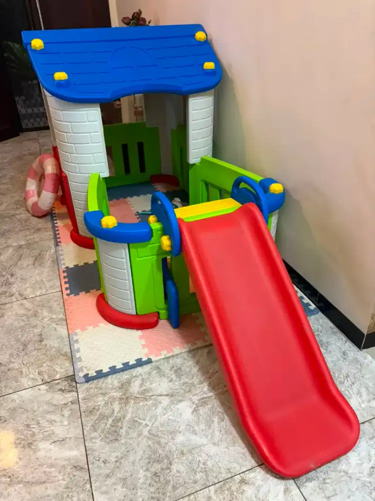 Playground Anak Rumah-Rumahan + Perosotan Besar | Kondisi Bagus