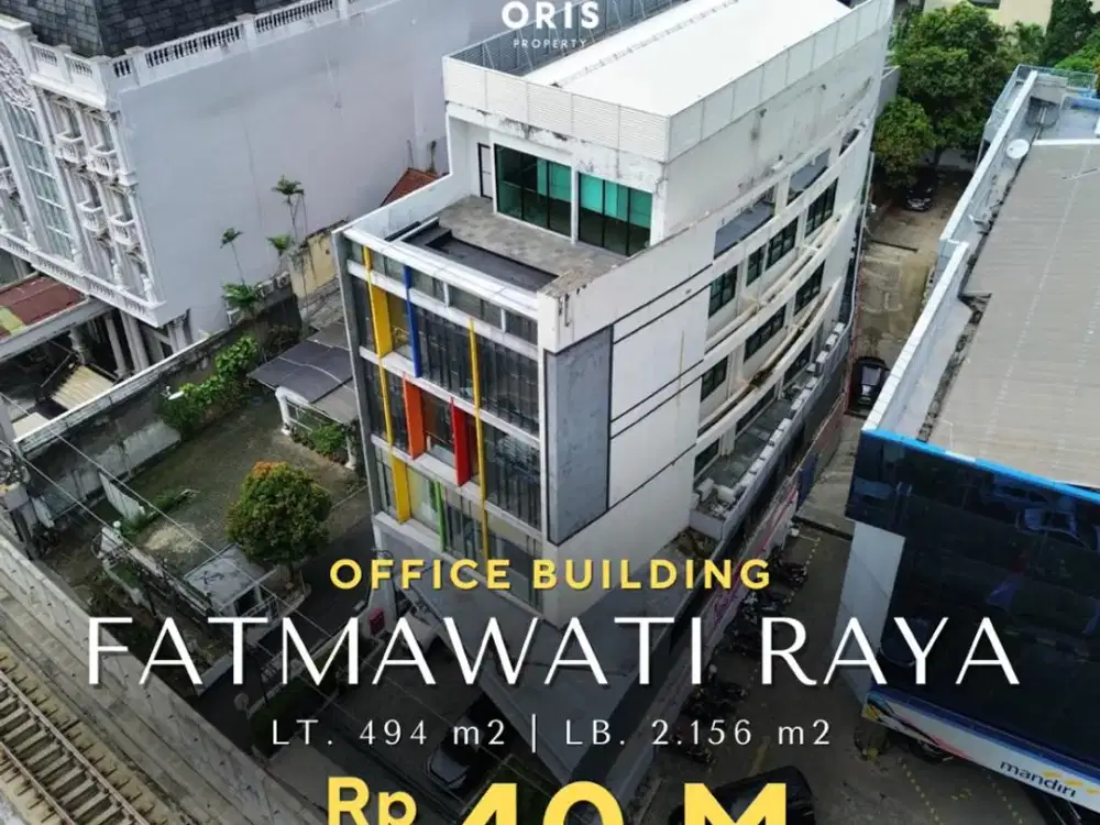 For Sale Office Building Dekat Stasiun MRT, Hadap Barat