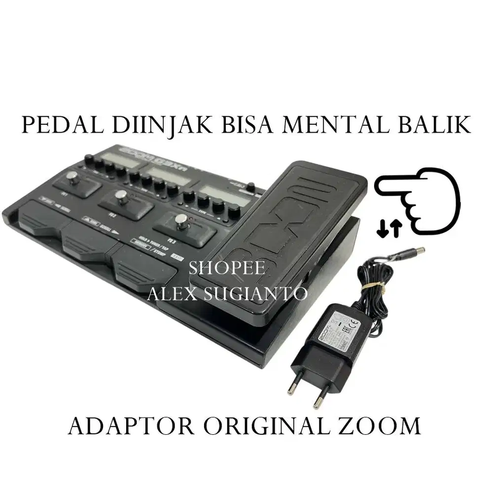[BEKAS] ZOOM G3XN MODE PEDAL DI INJAK MENTAL BALIK G3X G3 X N G 3XN