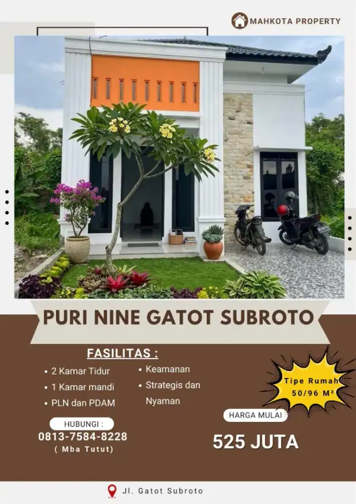 PURI NINE JALAN GATOT SUBROTO, UKURAN 96 M2