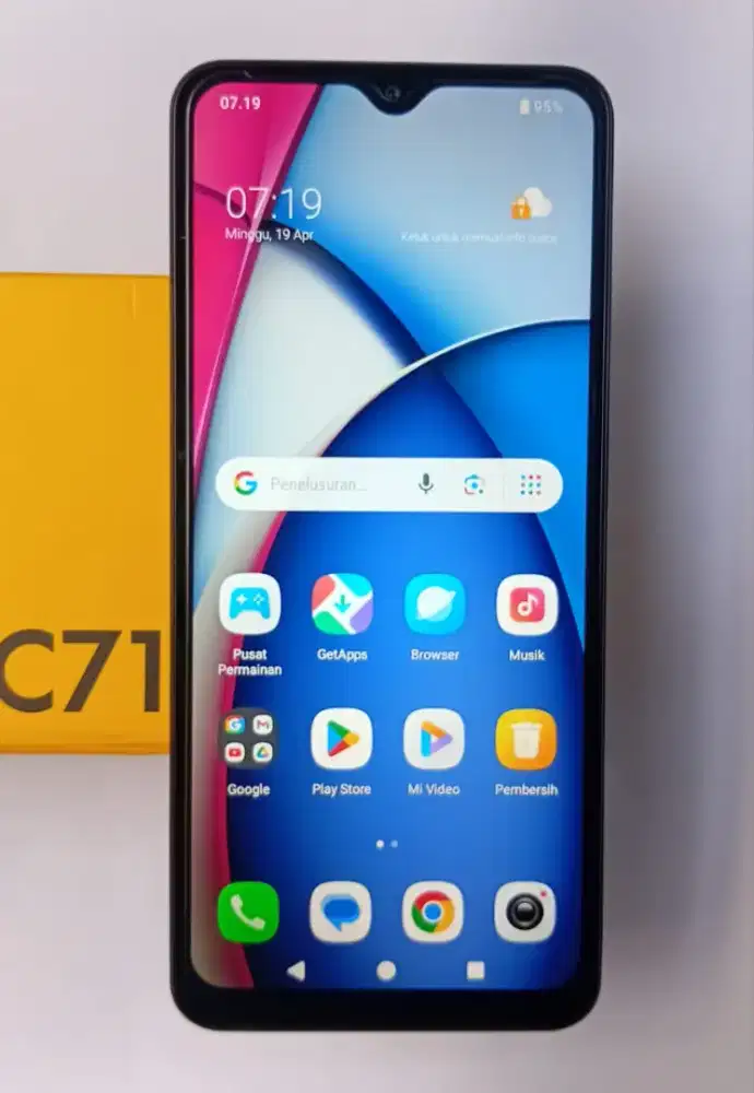 Poco C71 Ram 4+4/128 original semua Mulus banget baru sebulan