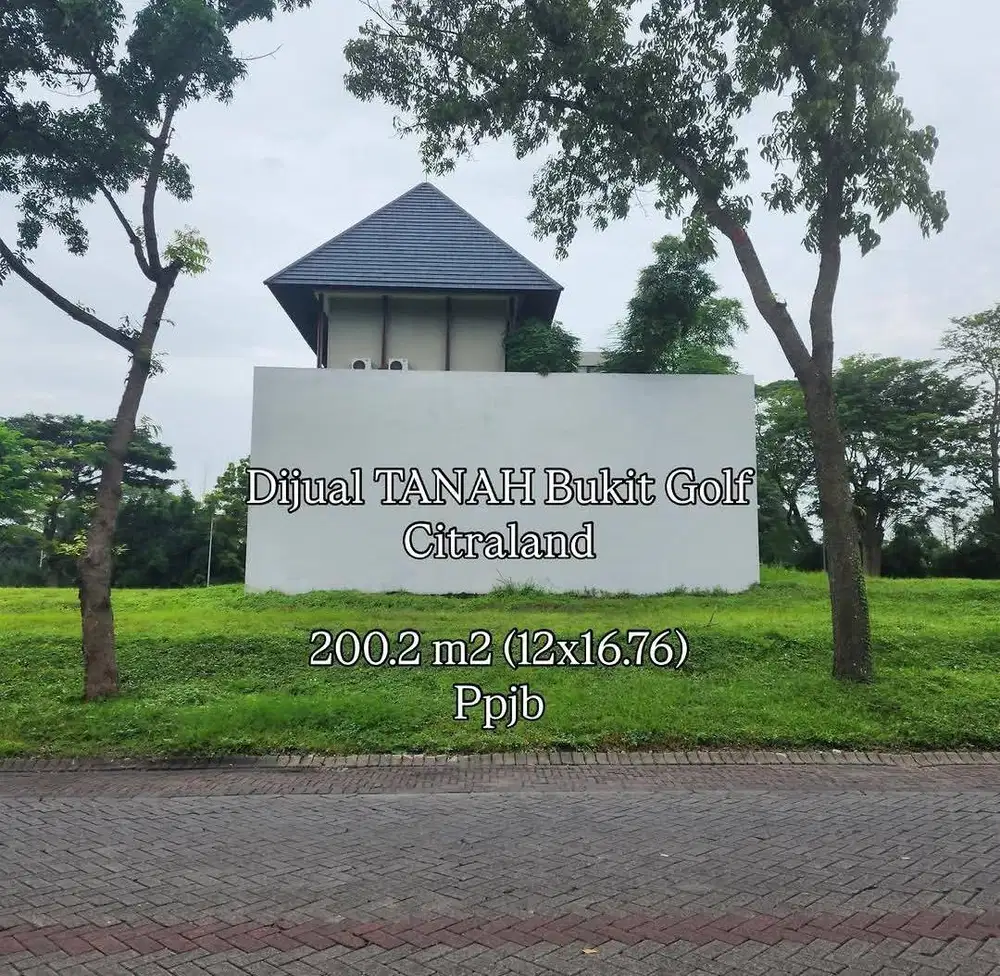 Dijual Cepat Tanah Kavling Murah di Raya Bukit Golf Citraland Utama