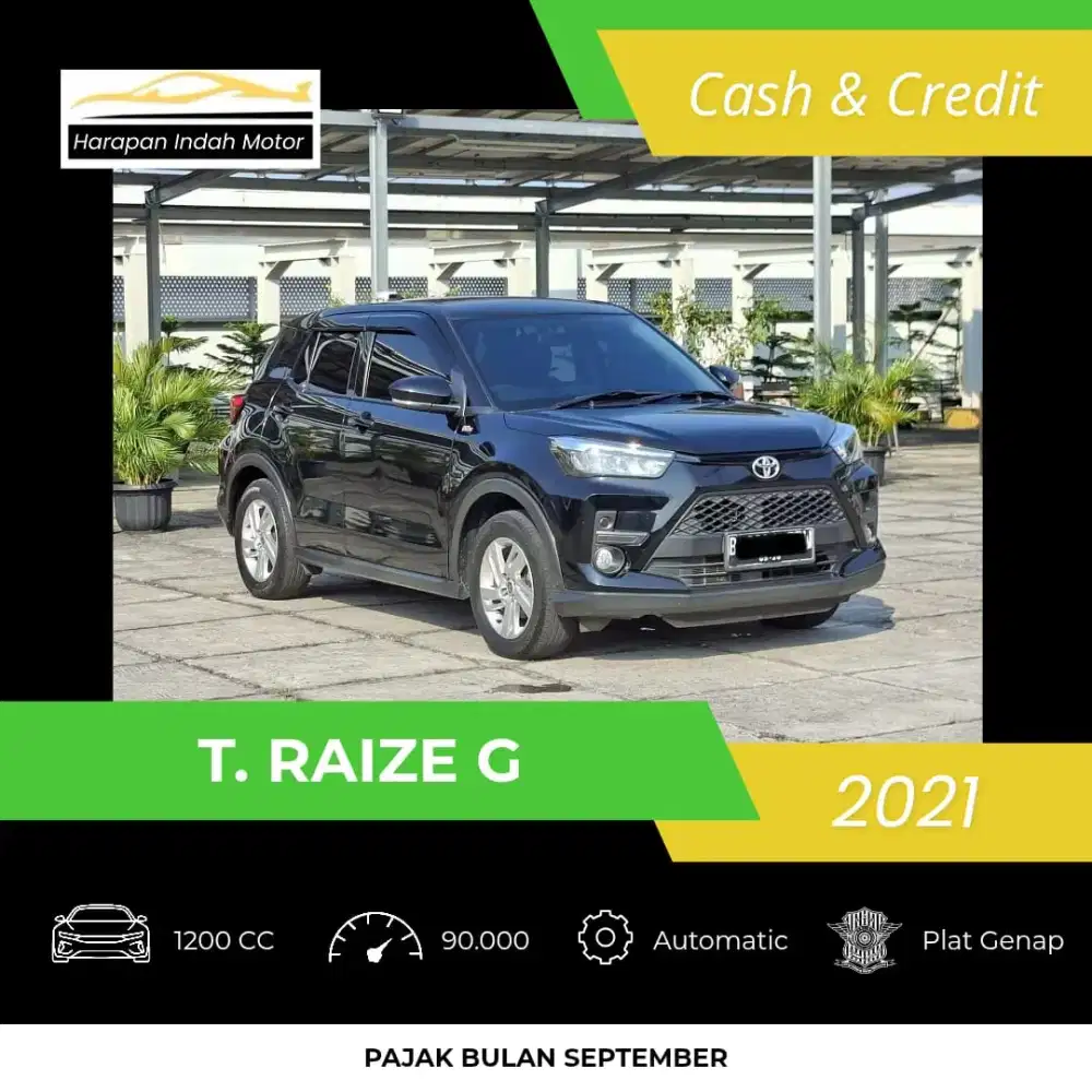 Toyota Raize 1.2 G Matic 2021 KM 90RB