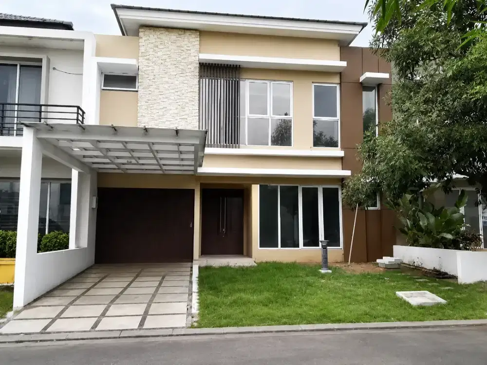 Rumah 2lt luas 10x20 200meter 3KT Cluster Dbanyan JGC Jakarta Garden City