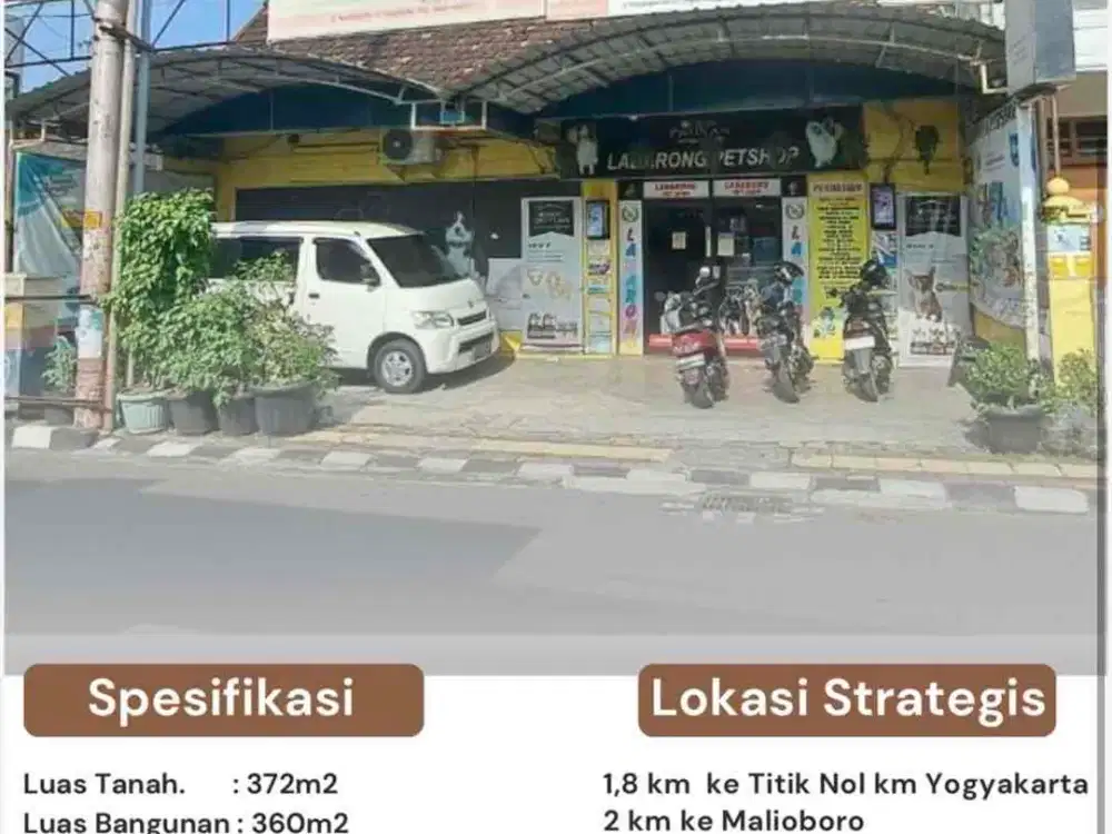 ruko 1 lantai bisnis masih berjalan dan sangat profitable
