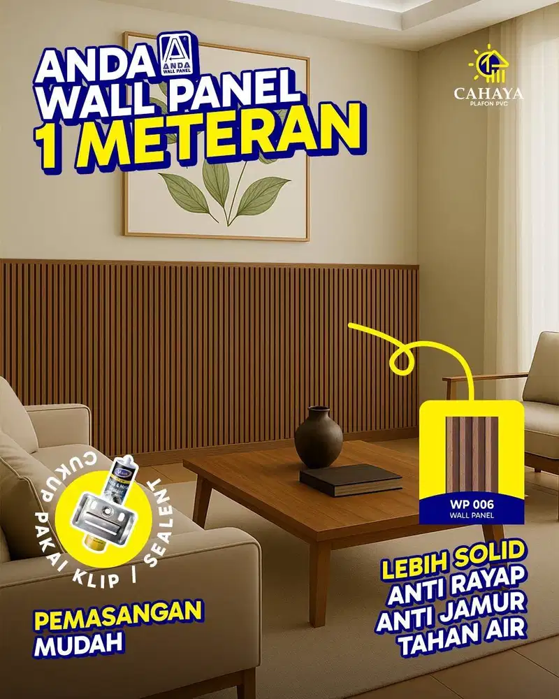 Plafon PVC  Wall Panel  Wall Board  Marmer PVC  SPC Flooring Premium