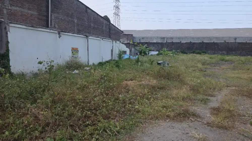 Dijual tanah bekas pabrik