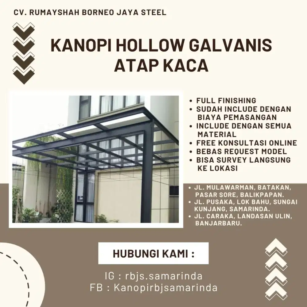 Kanopi Atap Kaca