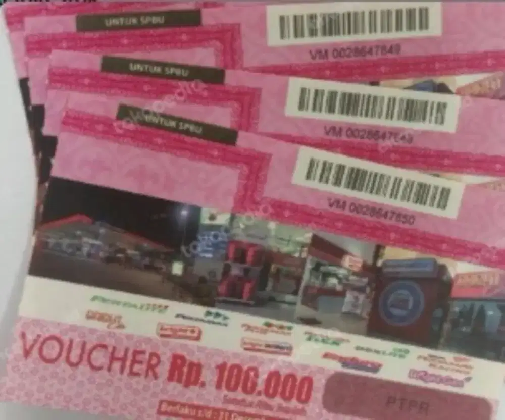 WTS Voucher Pertamina 100 ribu 24 pcs 2,1jt aja