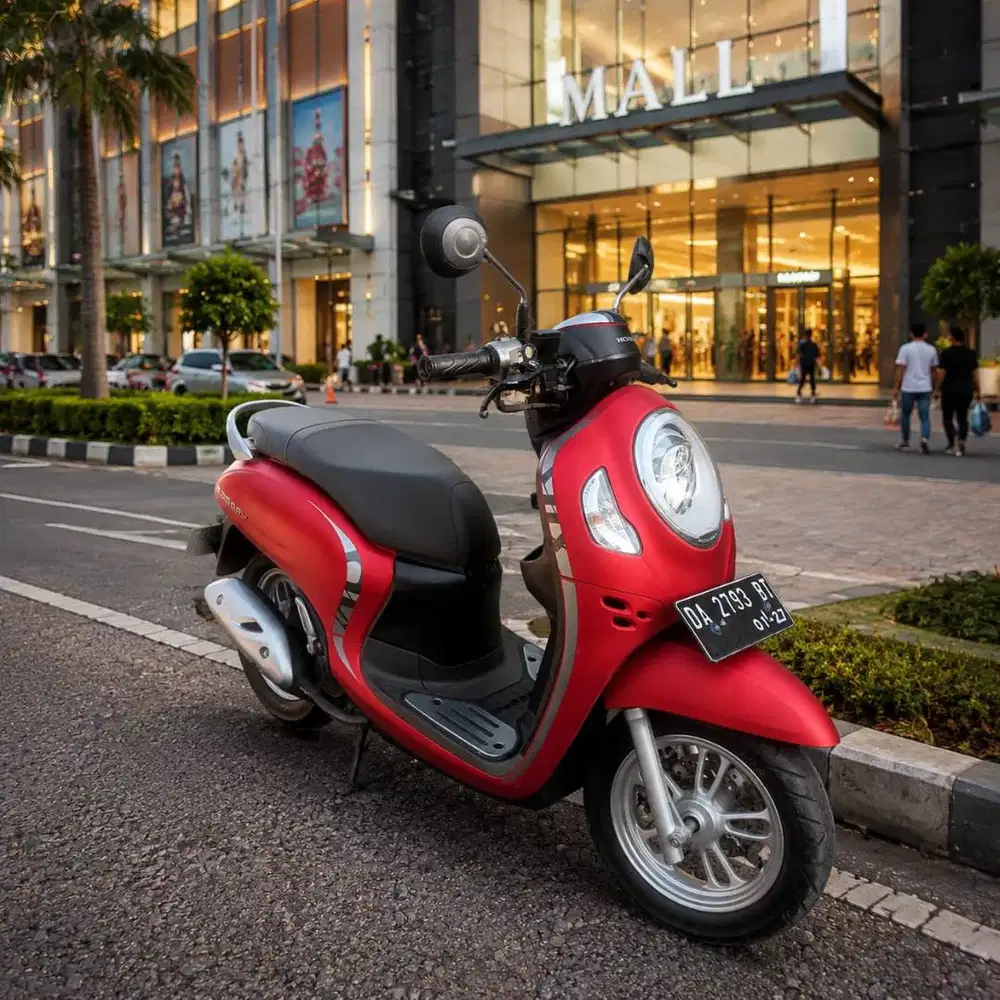 SCOOPY MERAH PEMAKAIAN 2022 SIAP0 JALAN