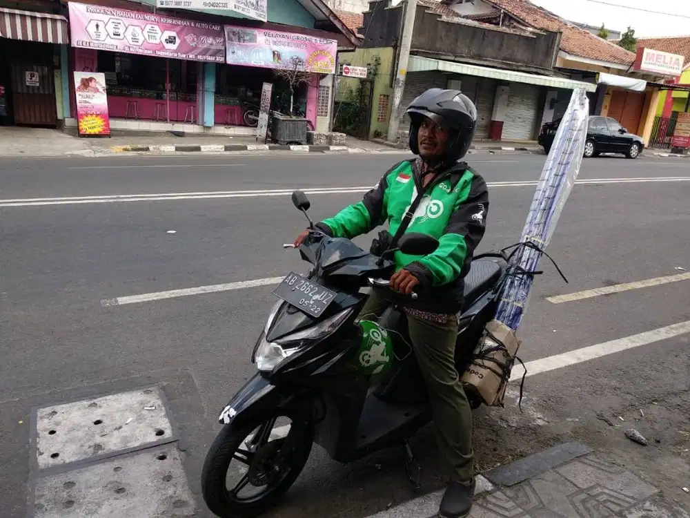 jemuran 2m silver lipat
