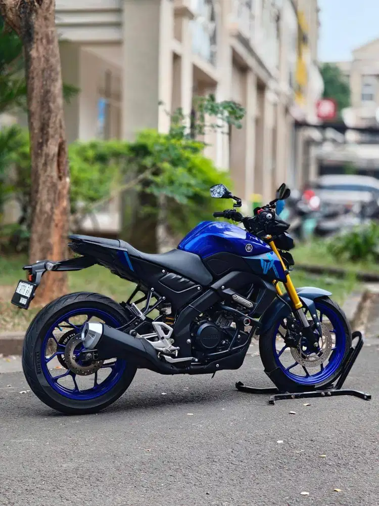 NAKED IDAMAN! YAMAHA MT15 2022 BIRU KM LOW PAJAK HIDUP FULL MULUS