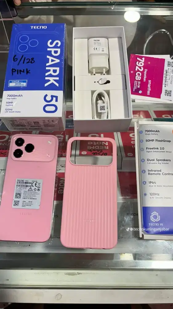 Tecno Spark 50 7000mAh segelbox resmi ori