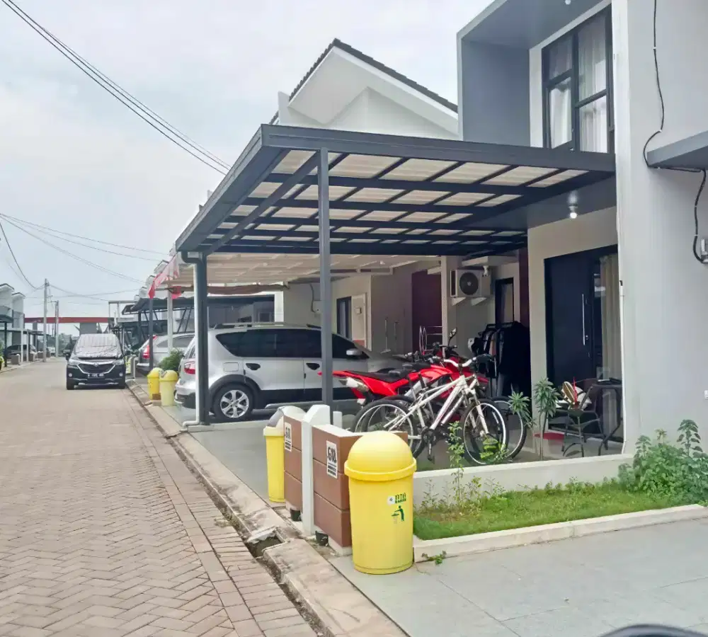 Pasang kanopi baja ringan