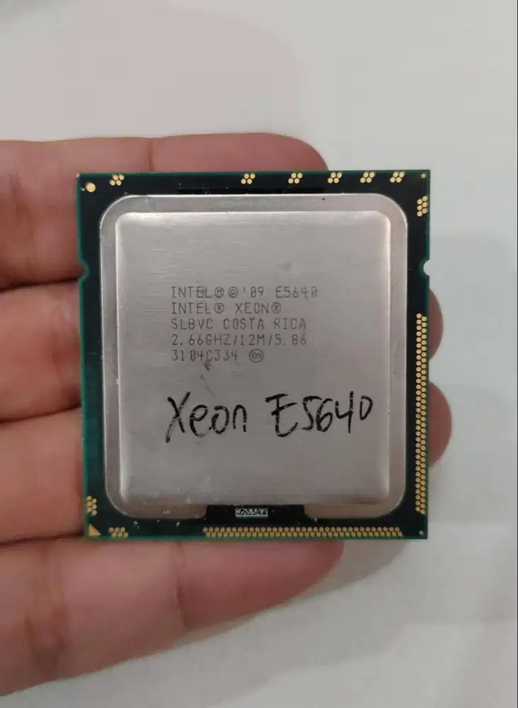 Intel Xeon Processor  E5640 2.66Ghz Quad-Core Eight-Thread CPU Process