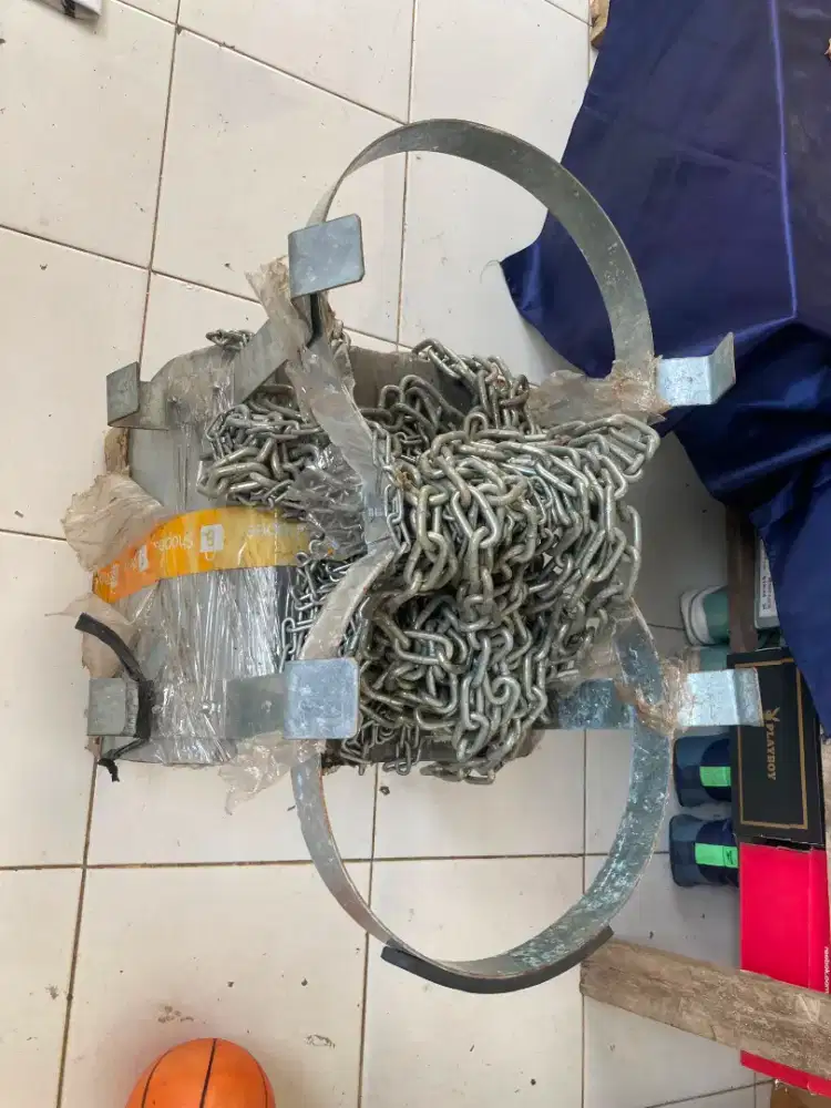 Keranjang Baja pengangkut gas LPG +Rantai kapal 1/4 & 1/8