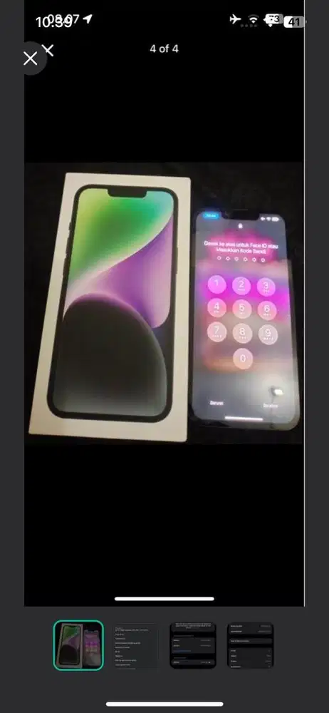 Iphone 14 basic 128gb wifi only no reset!
