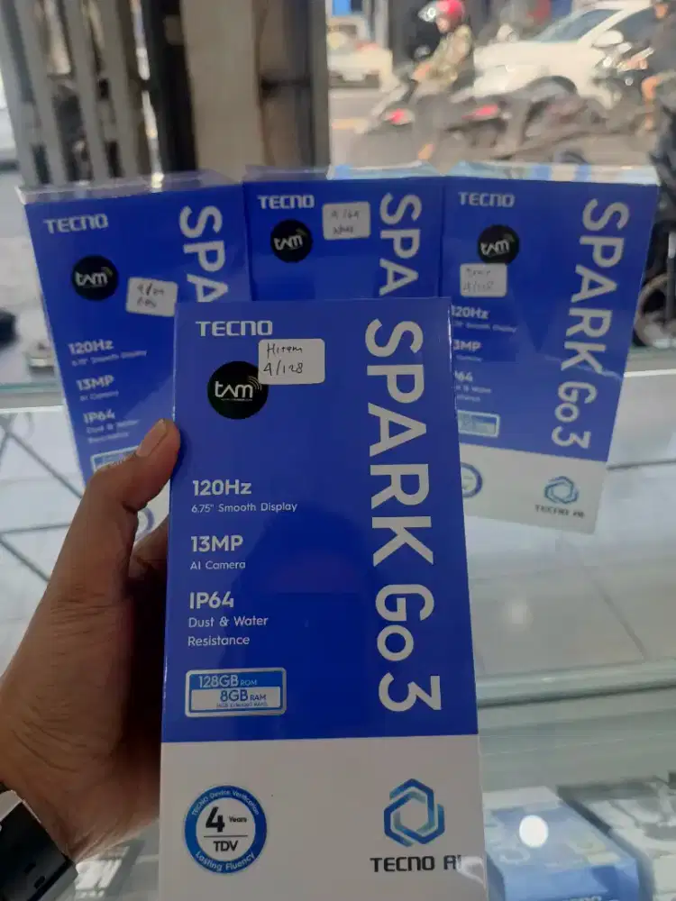 Tecno Spark go 3 segelbox resmi ori