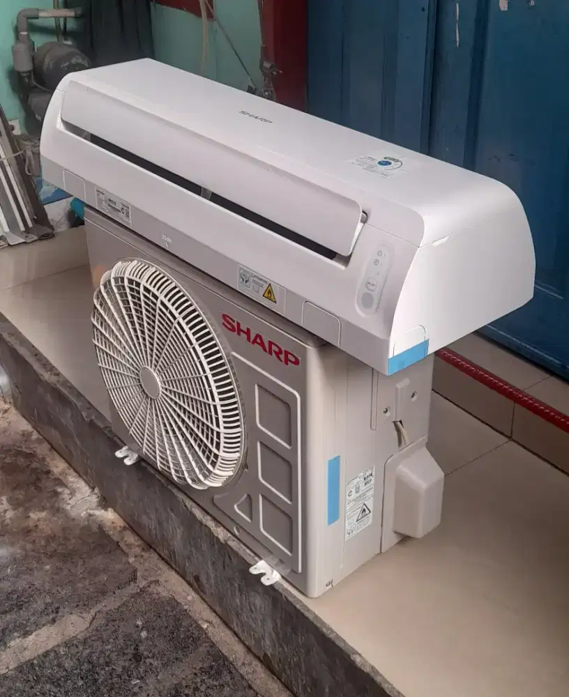Jual ac sharp BEY 3/4 pk R32 terbaru belum lama pakek mulus ori ful