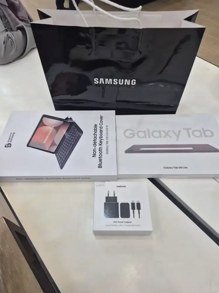PROMO GALAXY TABLET S10LITE INCLUDE KEYBOARD & SPEAKER // ADAPTOR