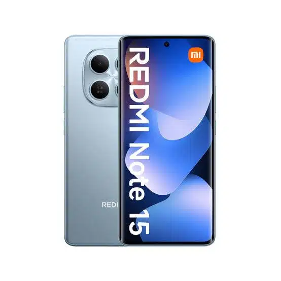 Di jual hp xiaomi redmi note 15 4G ram 8+4 / 128 warna glacier blue
