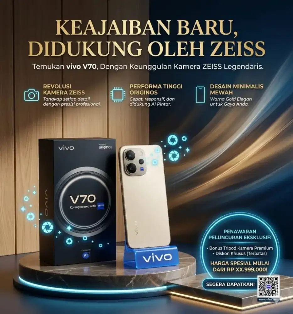 VIVO V70 5G 12/256 GARANSI SATU TAHUN