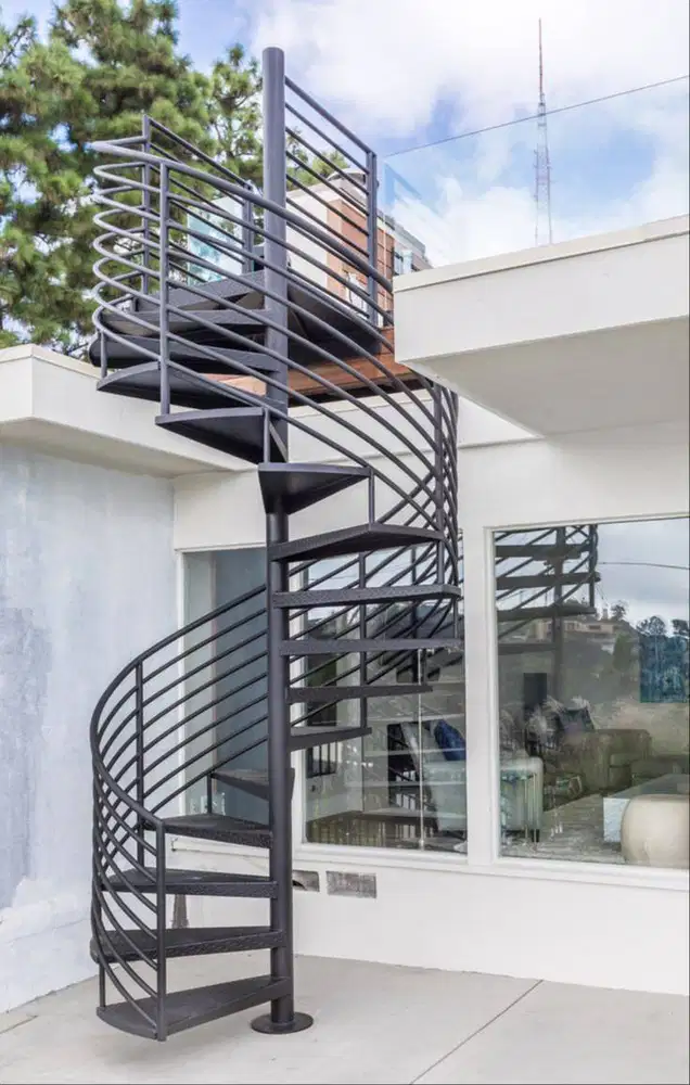 Tangga Besi Minimalis Modern untuk Rumah, Ruko & Kantor