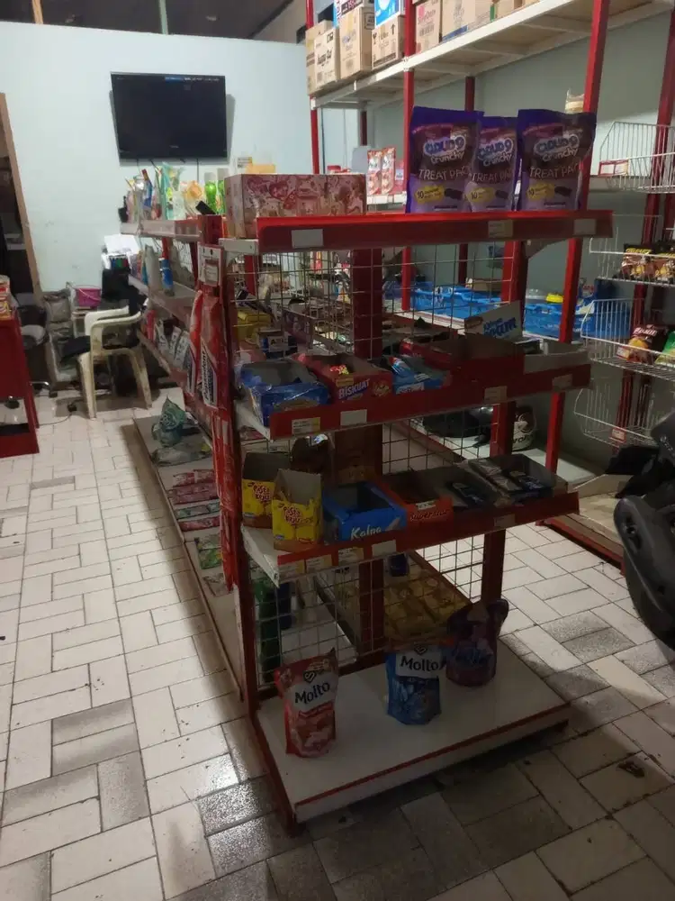 etalase mini market fullset