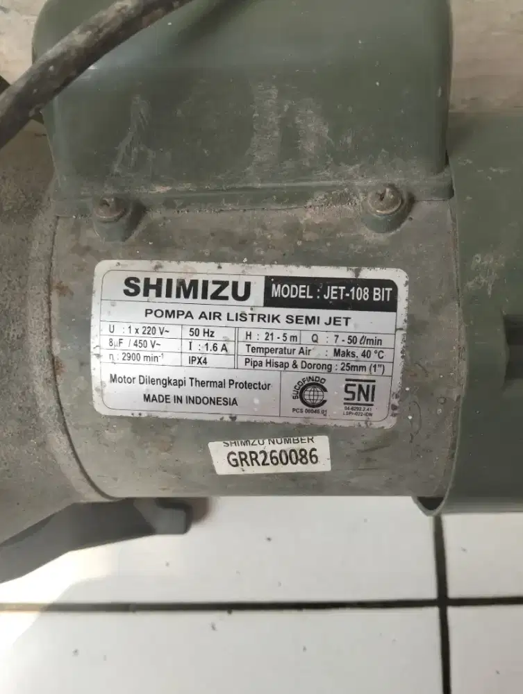 Dijual murah mesin semi jetpam