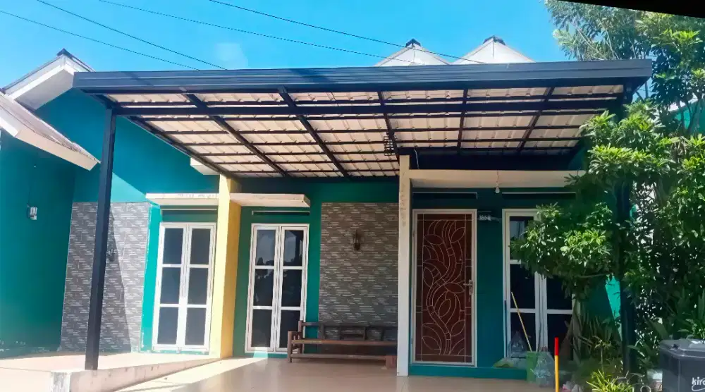 Pasang kanopi baja ringan