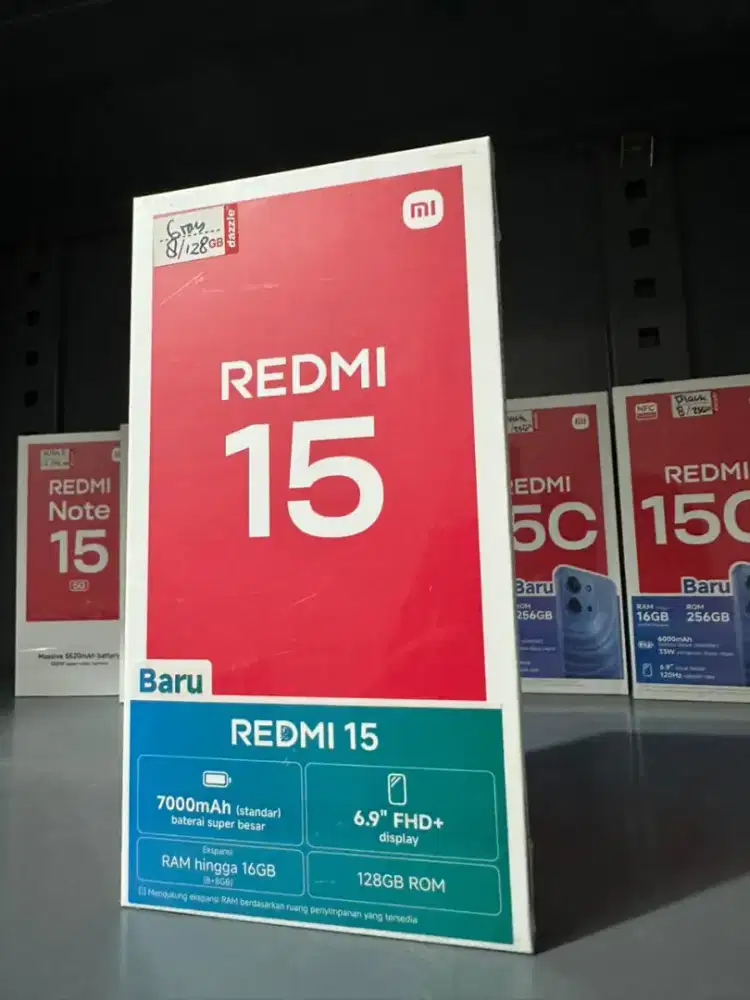 TERMURAH REDMI 15 8/128 GB